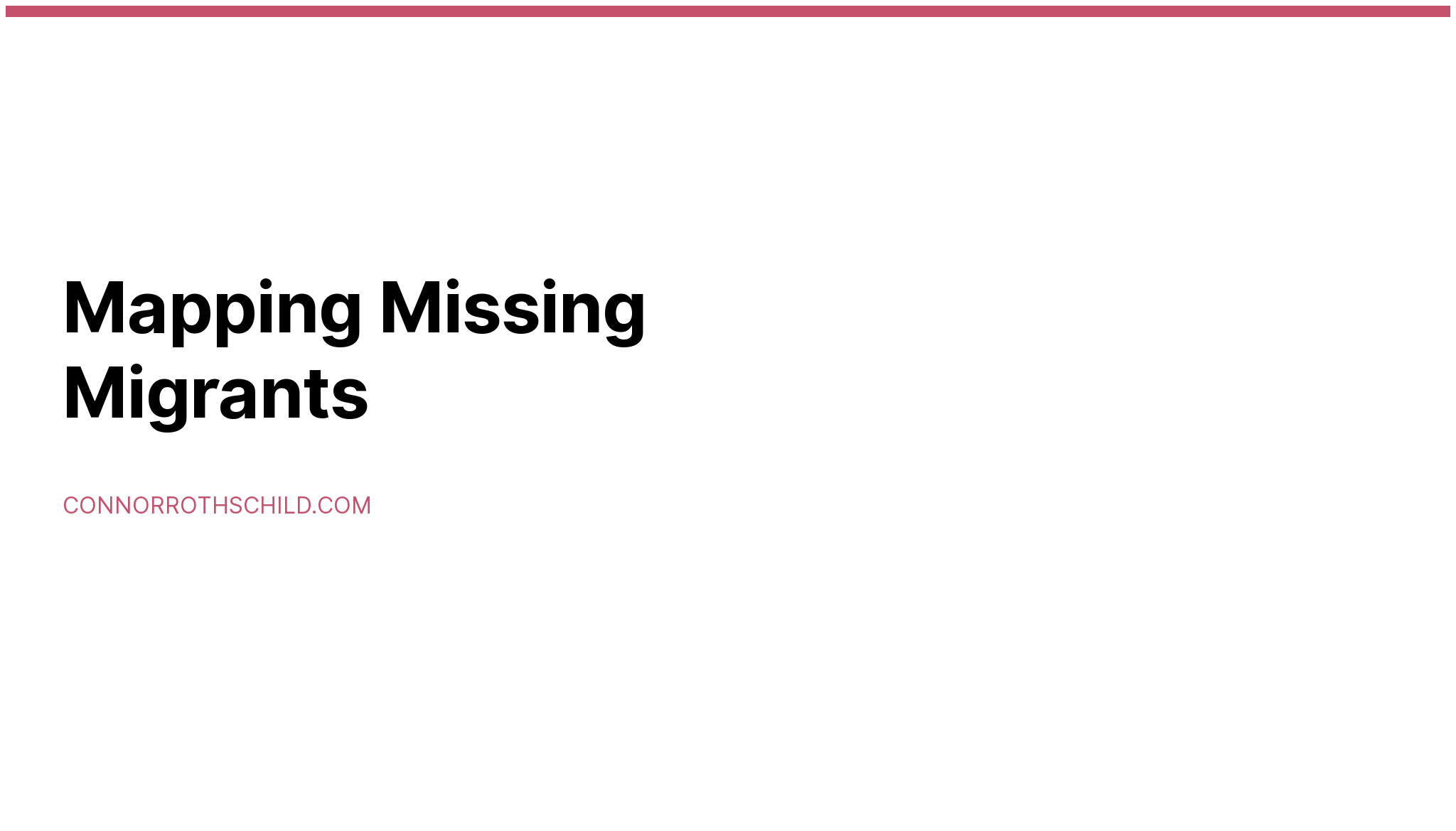Missing Migrants Project 2023 _ International Organization for ...